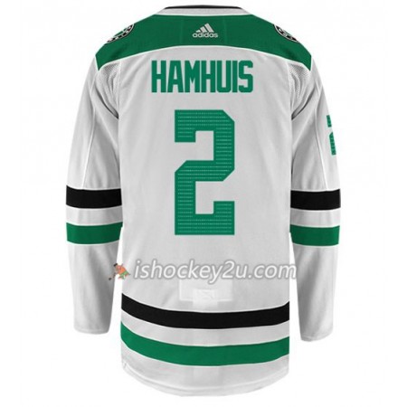 Mænd NHL Dallas Stars Trøje DAN HAMHUIS 2 Adidas Hvid Authentic